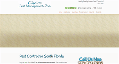 Desktop Screenshot of choicepest.com